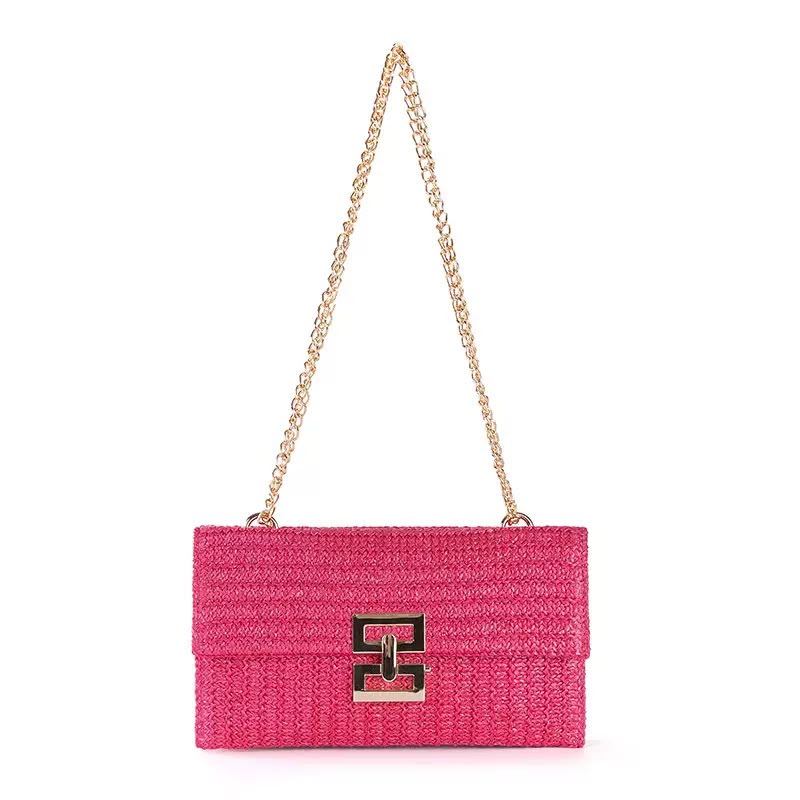 6347 Luna Weave Chain Bag