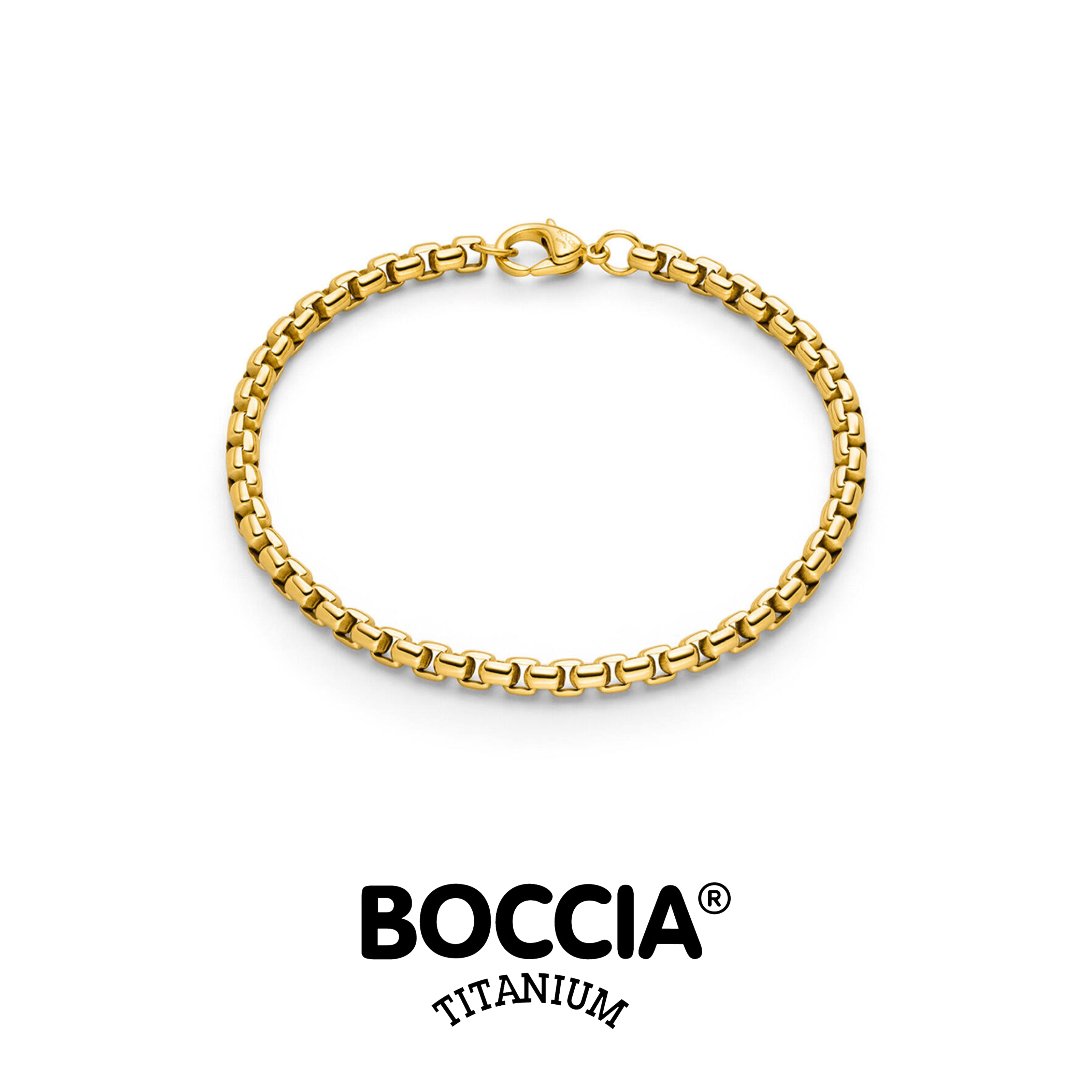 Boccia Titanium 03064-02 Bracelet 鈦金屬 / 鍍金手鏈 