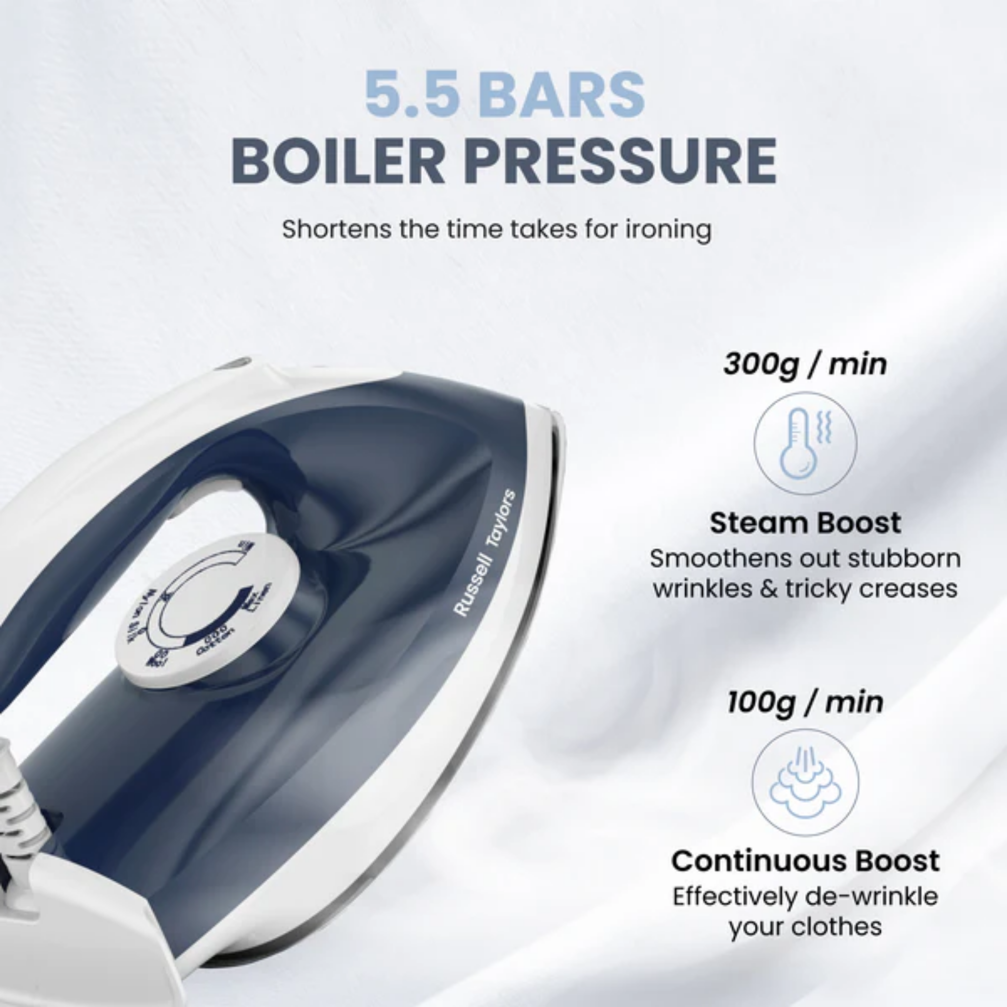 Russell Taylors 2400W Steam Generator Iron (SG-10)