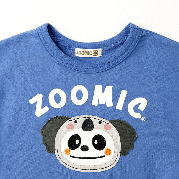 🇯🇵預訂 日本直送🇯🇵Zoomic兩色動物貼花前後印花格紋層疊短袖T恤