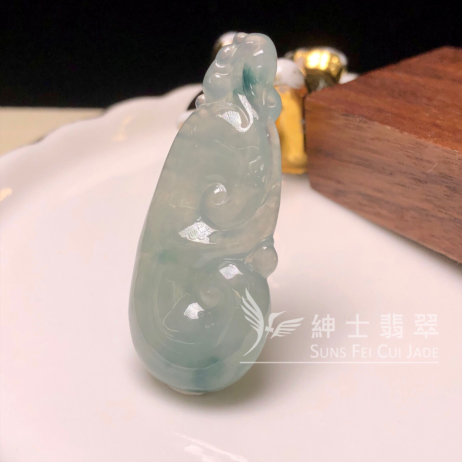 YK00407 飄藍花如意