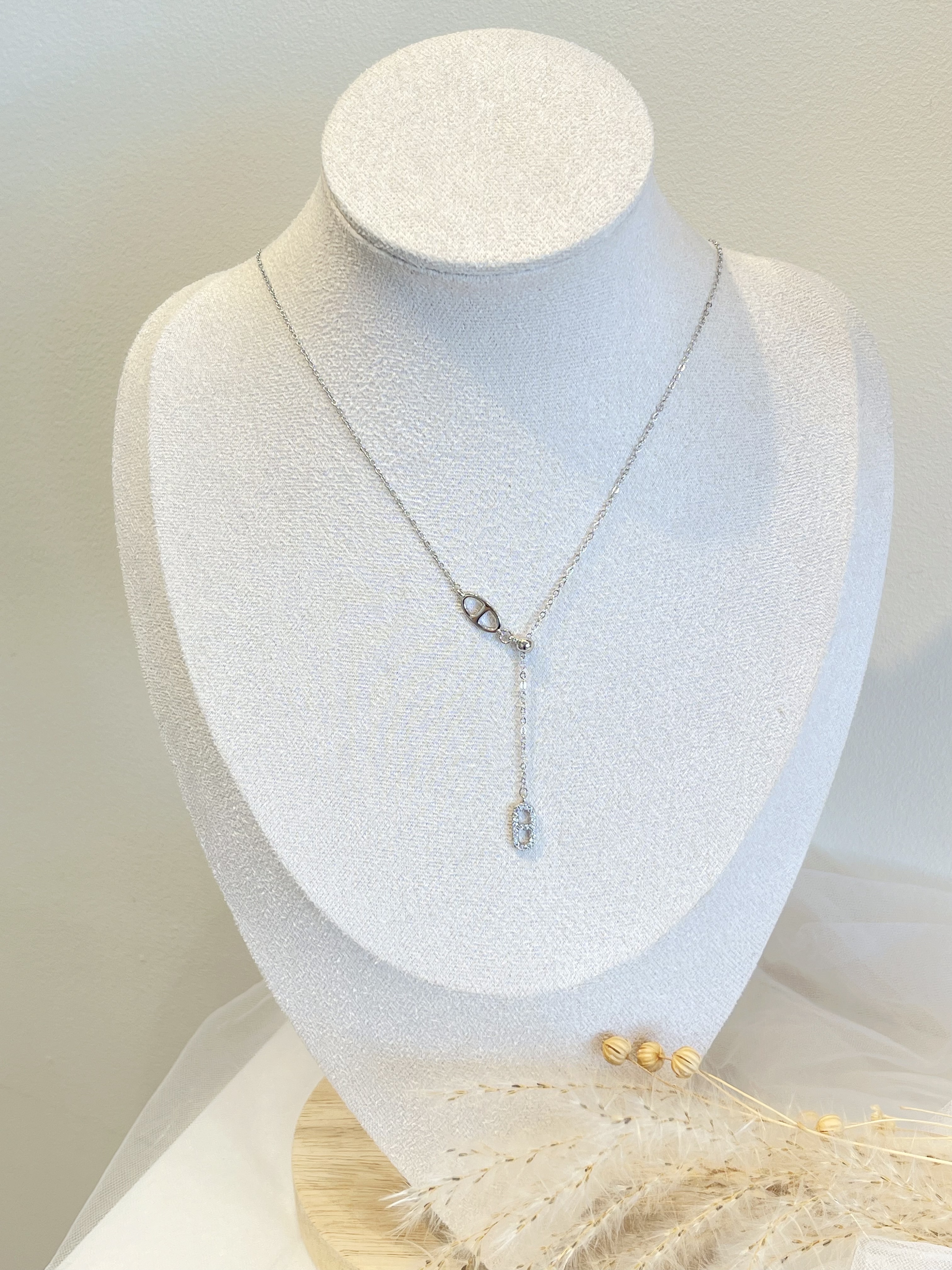 穿搭必备！简约猪鼻子项链