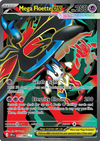 Pokemon TCG ME04 Chaos Rising 101/086 - Mega Floette (EX)