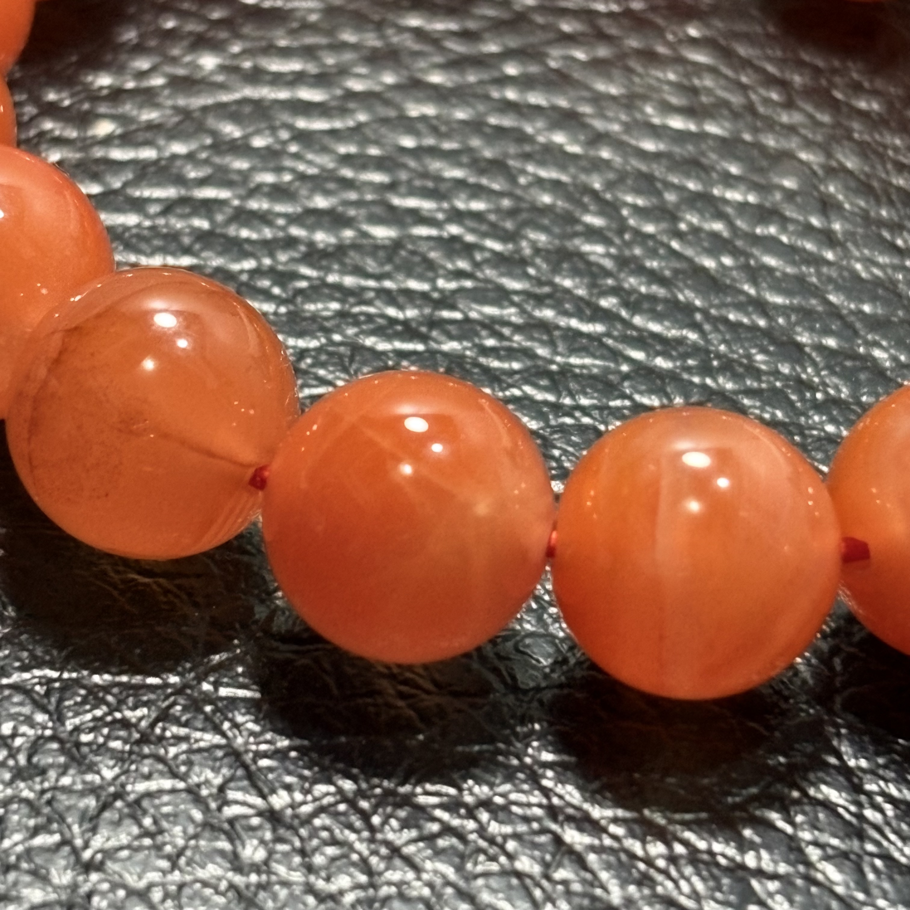 南紅瑪瑙手串 No.2701 丨規格：12.5mm珠16cm手圈