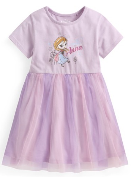 迪士尼系列紗裙短袖洋裝-童