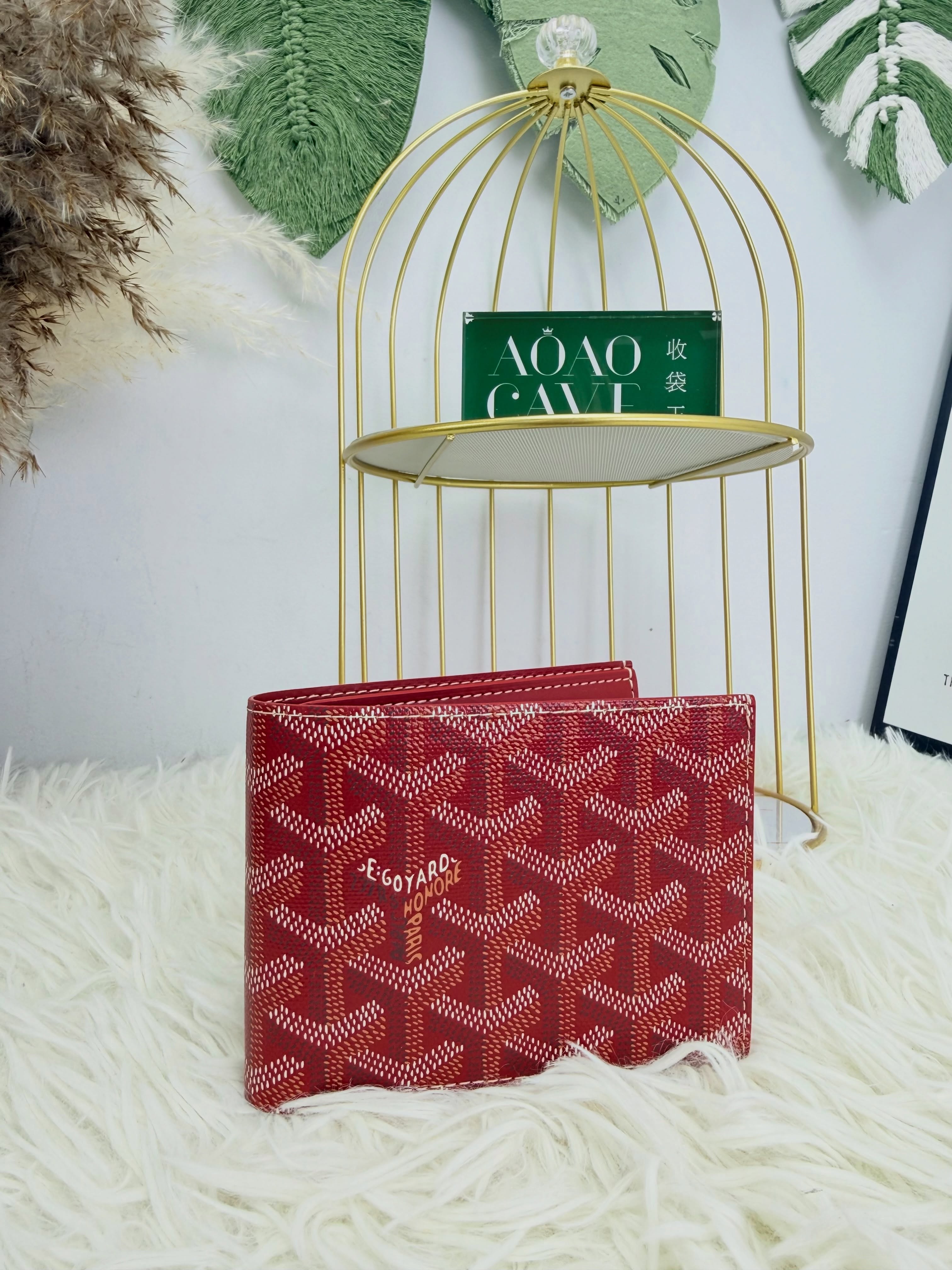 Goyard❣️全新 🔥紅色老花短銀包 👛❤️ 