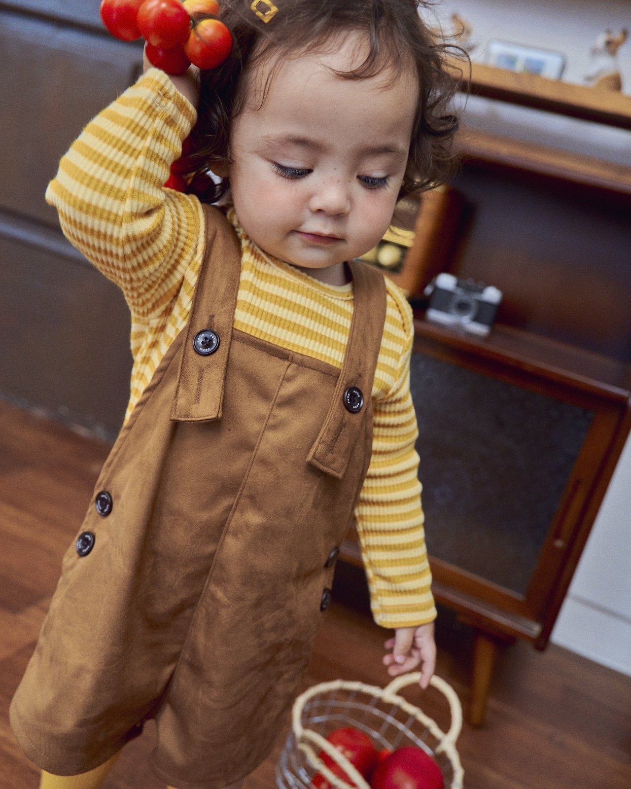 OOTT | Brownie short overalls