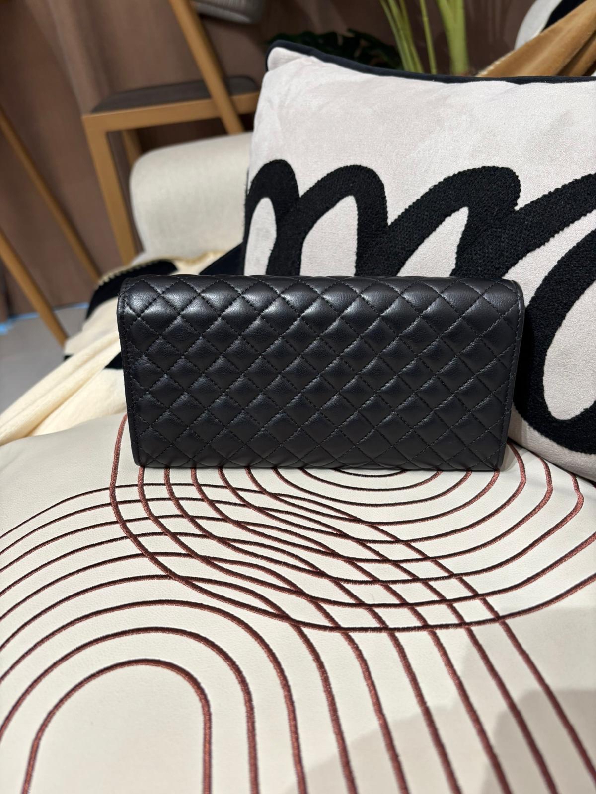 Chanel Long Flap Wallet 100%Authentic, 99%New ✅13Card ✅Box