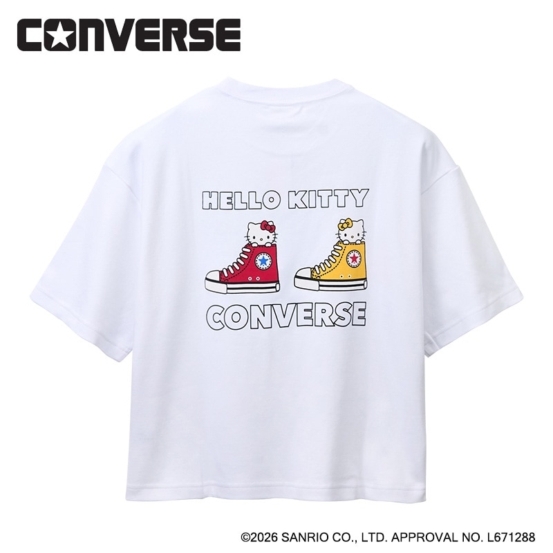 🎀【預訂】CONVERSE × Kitty Back Print  White T-shirt 