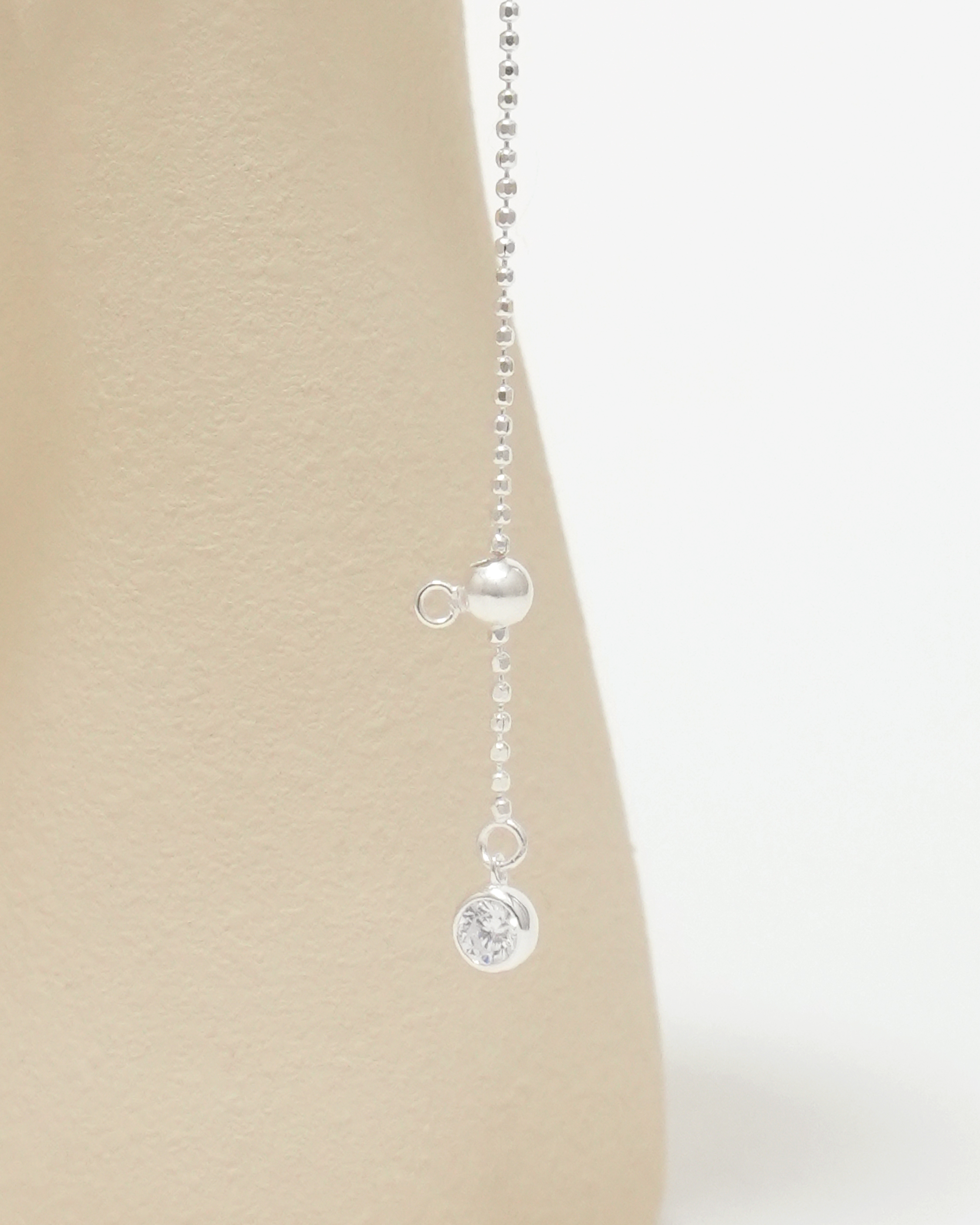 Flexible Silver Ball Necklace