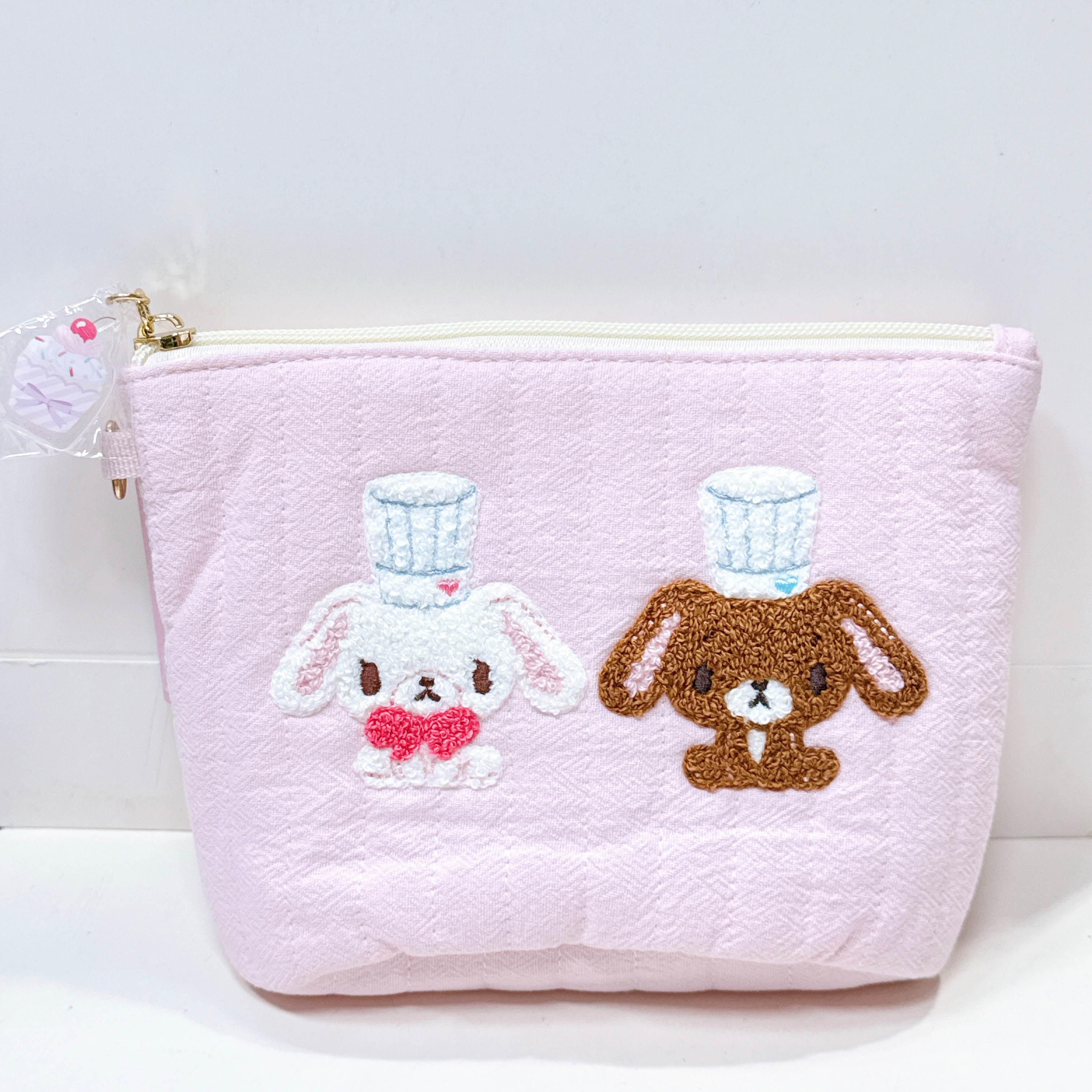 日本直送Sugarbunnies 化妝袋髮夾透明雜物袋眼鏡盒連眼鏡布