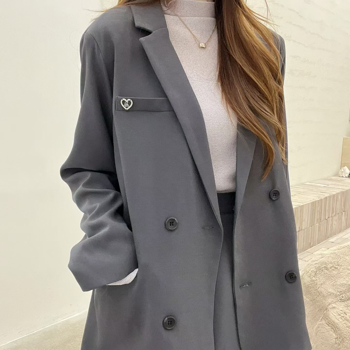 ❤️FV09 心心LOGO男友西外 (3色)