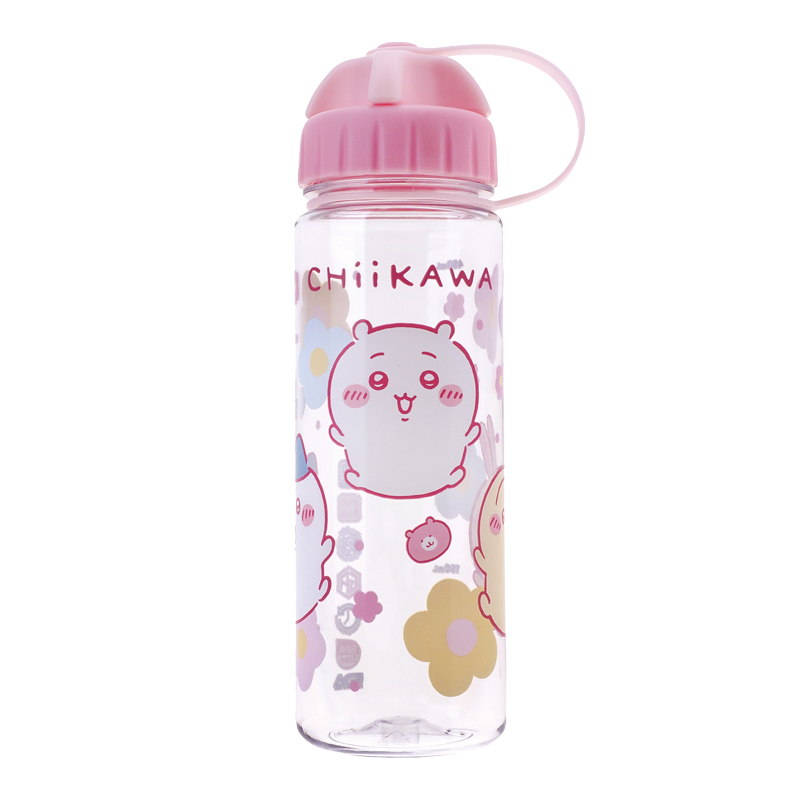 Chiikawa 450ml BPA Free Water Bottle w/ 2 Openings Lid 膠水樽 (2開口設計)