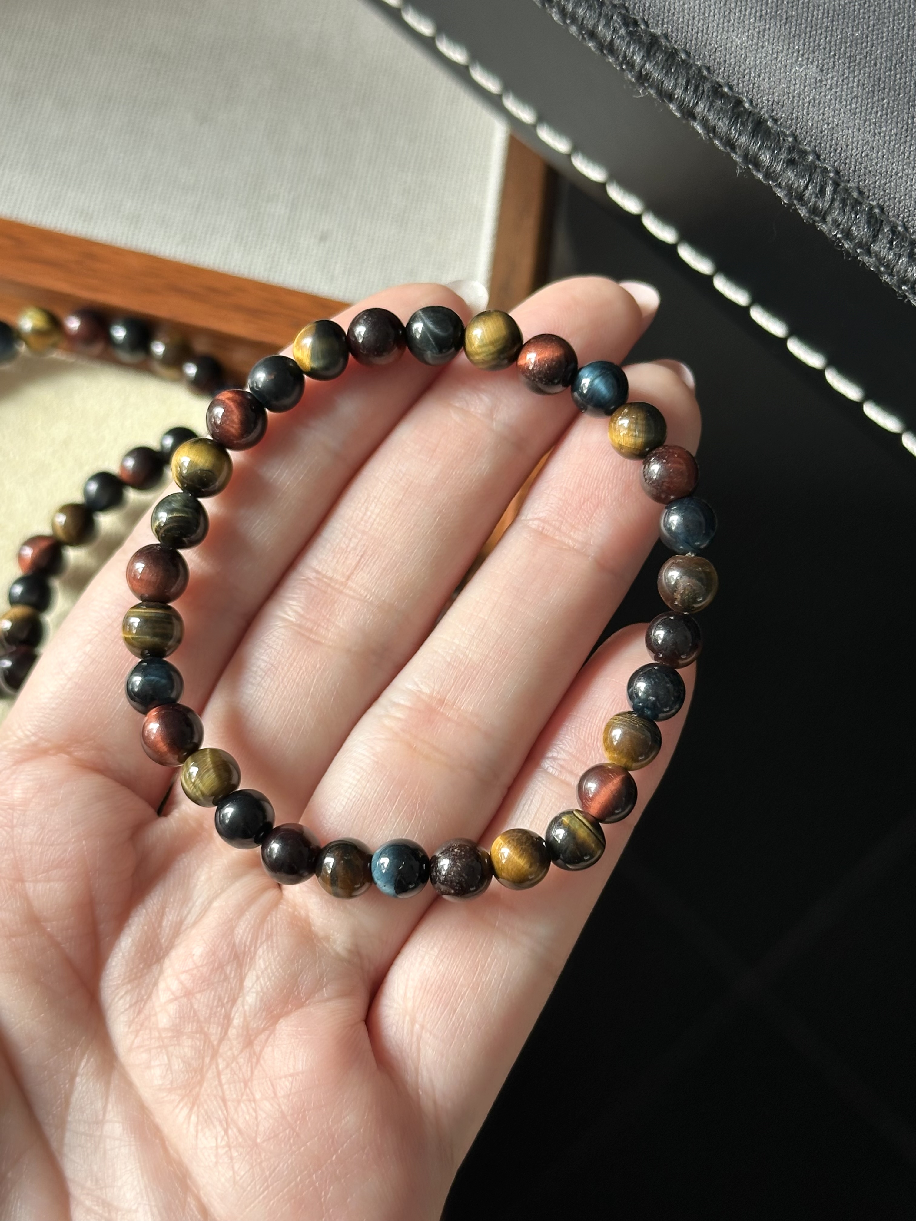 彩虎眼 三圈 ｜ Mix Tiger’s Eye 6mm+ 