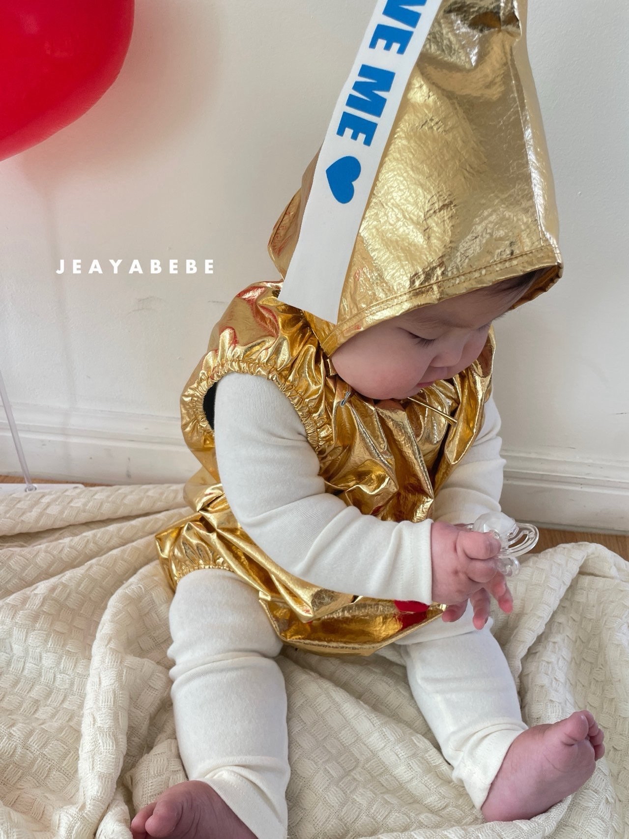 Jeayabebe | Golden set (帽+背心suit)