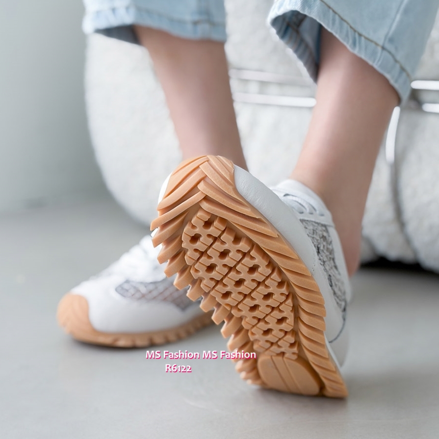 R6122 韓國🇰🇷真皮拼網料sneakers