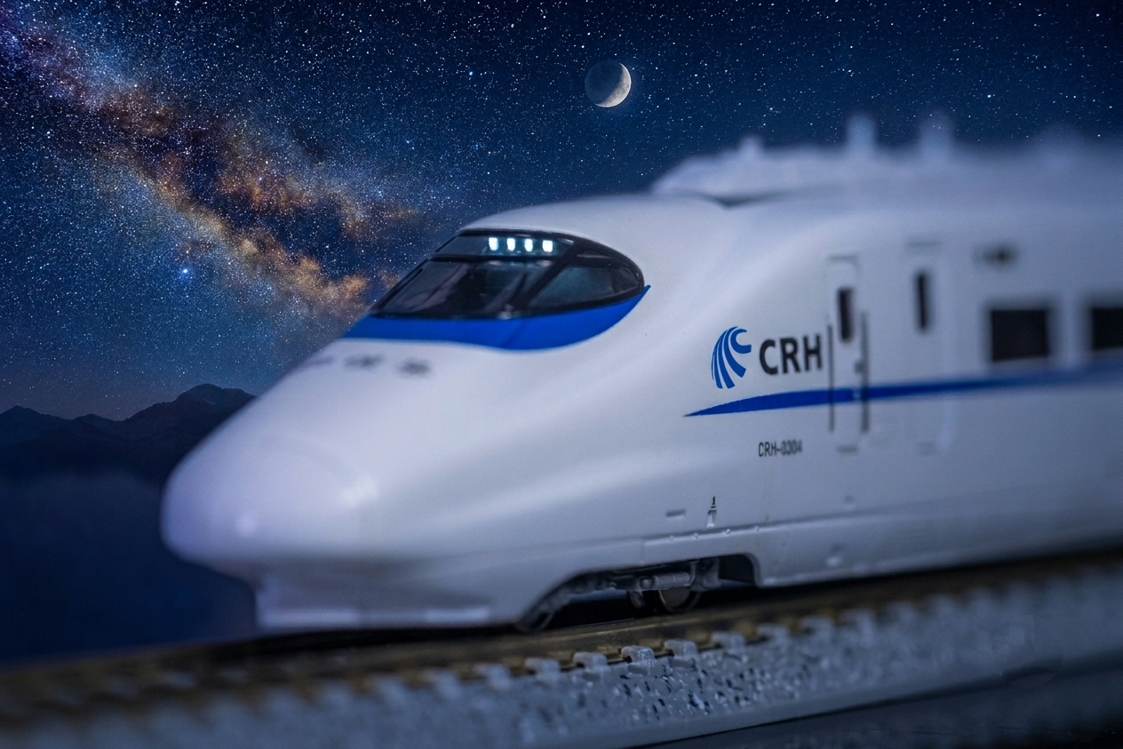 Kunter China High Speed Train CRH2 8pcs set