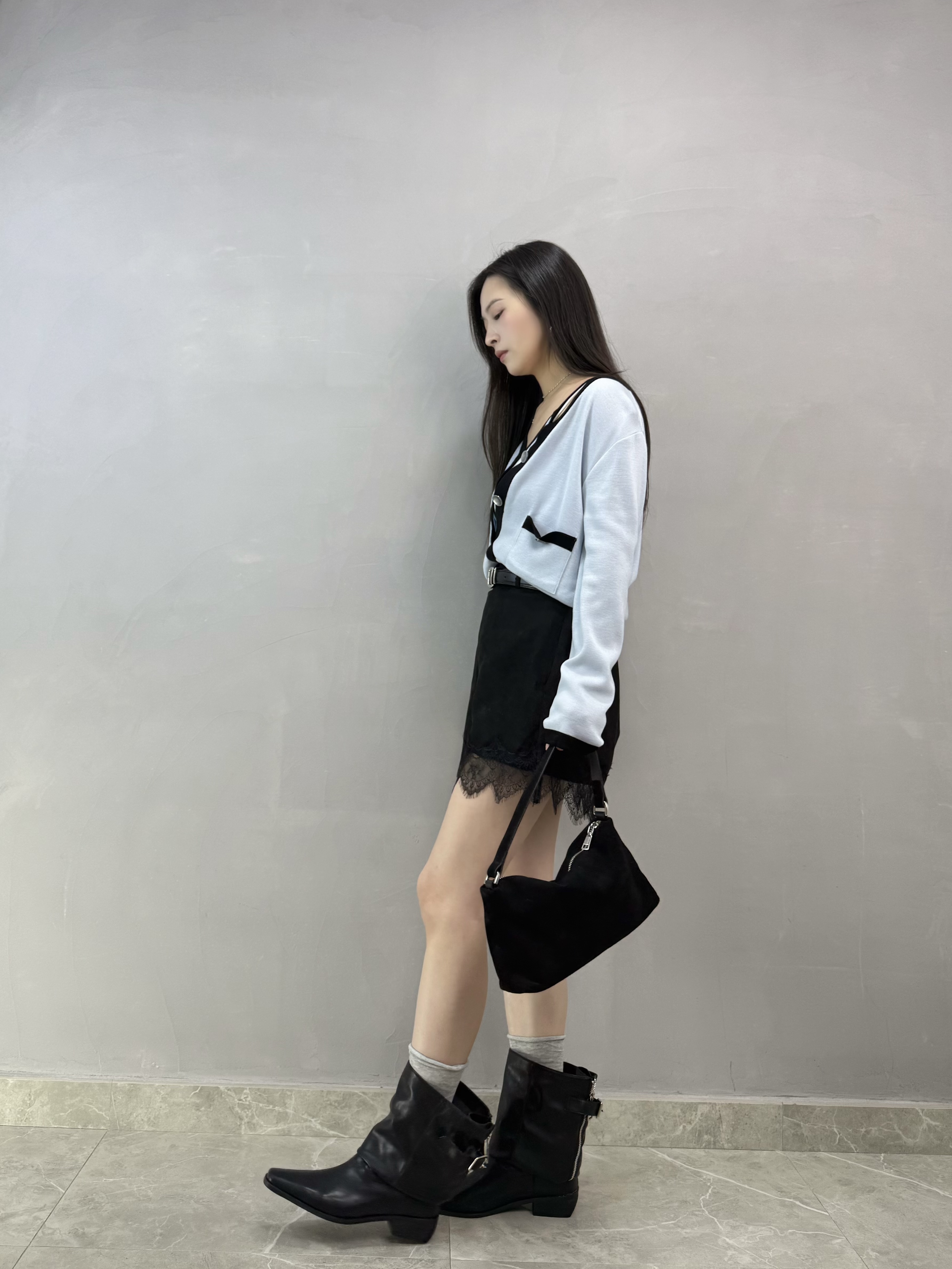 I07 小香風吊帶+外套set