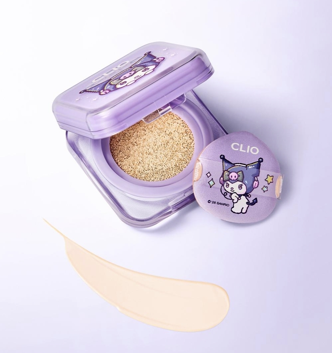 韓國 CLIO x Sanrio 聯名 KUROMI 完美遮瑕mini氣墊 5g