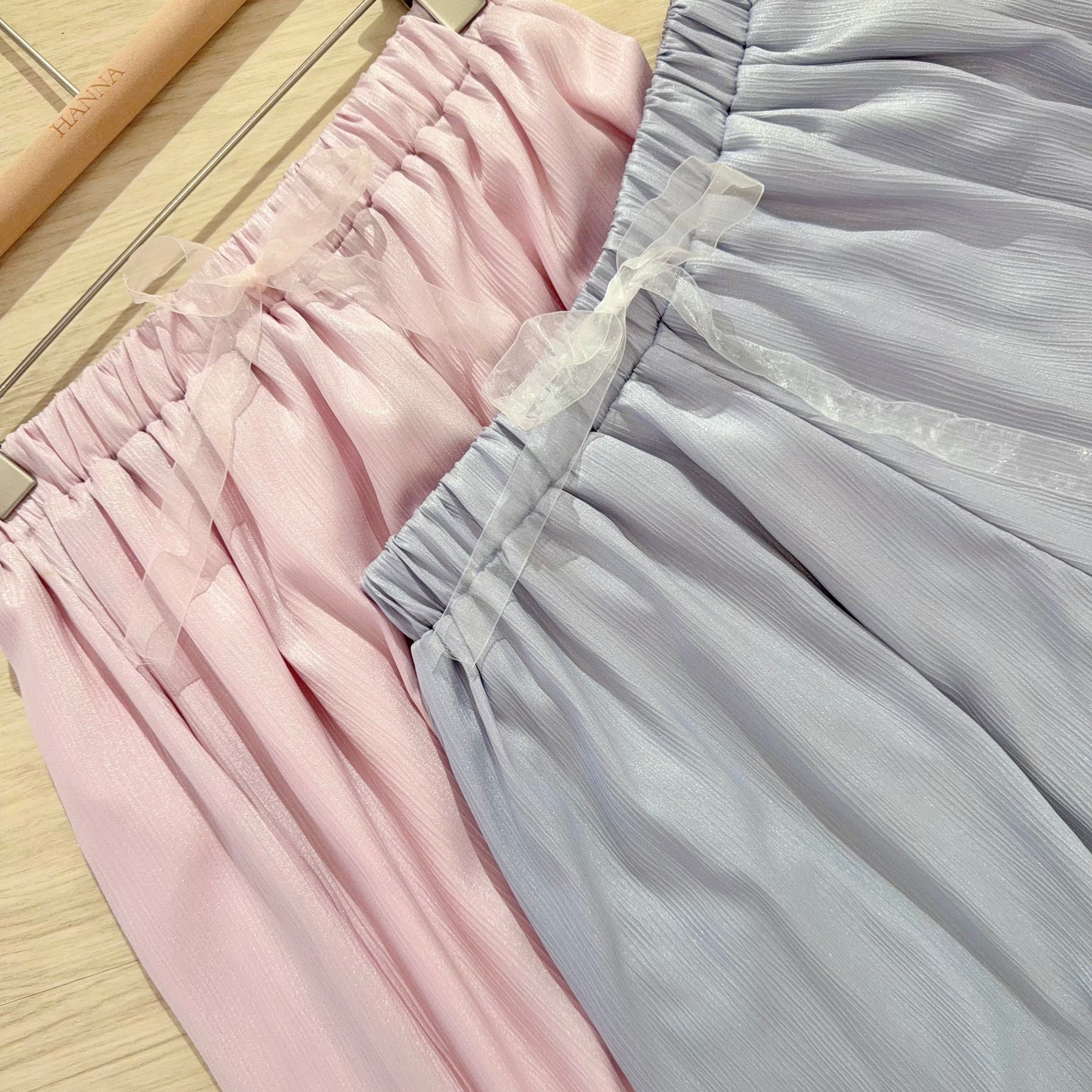 #HANNA-made# Starlight Ribbon Cropped Pants- Spring Edition