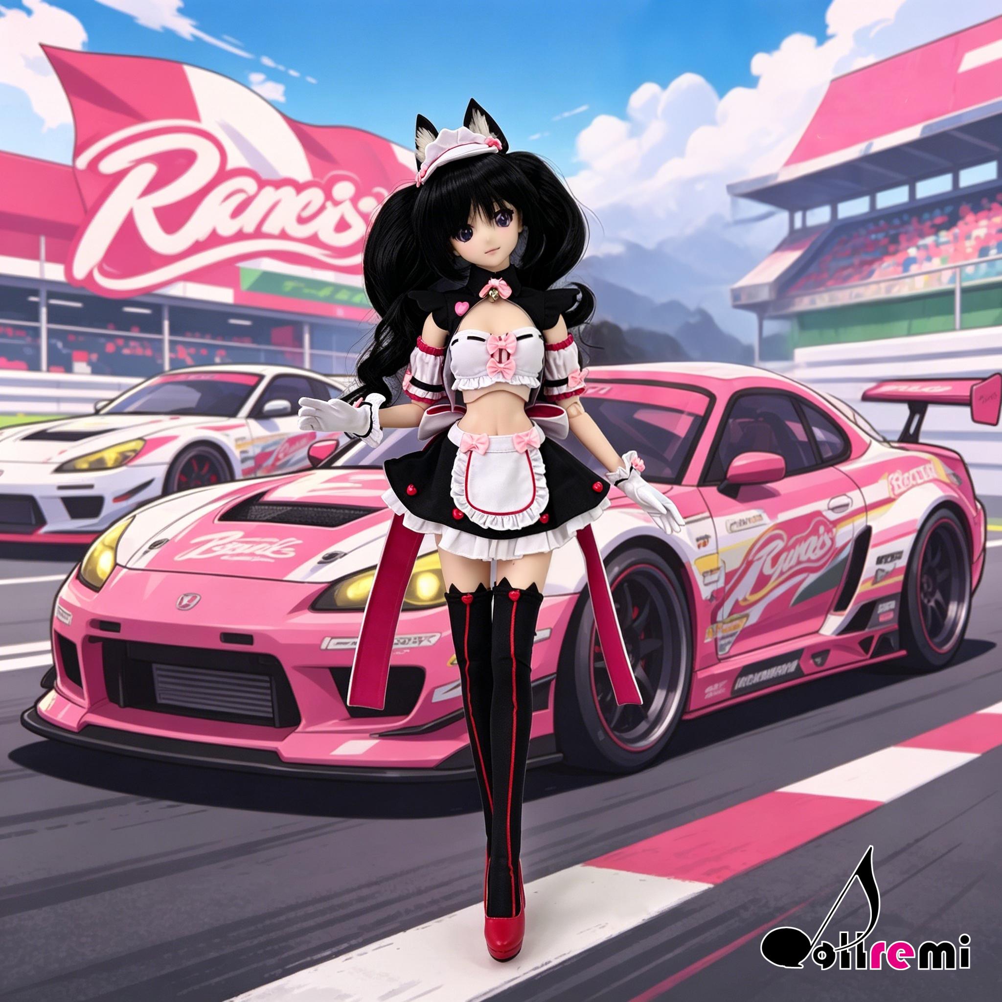 【dollremi】(DD0714) COS NEKOPARA Vol.1 Soleil opened! Chocolate Racing Girl Ver. 巧克力 賽車女郎 ver.