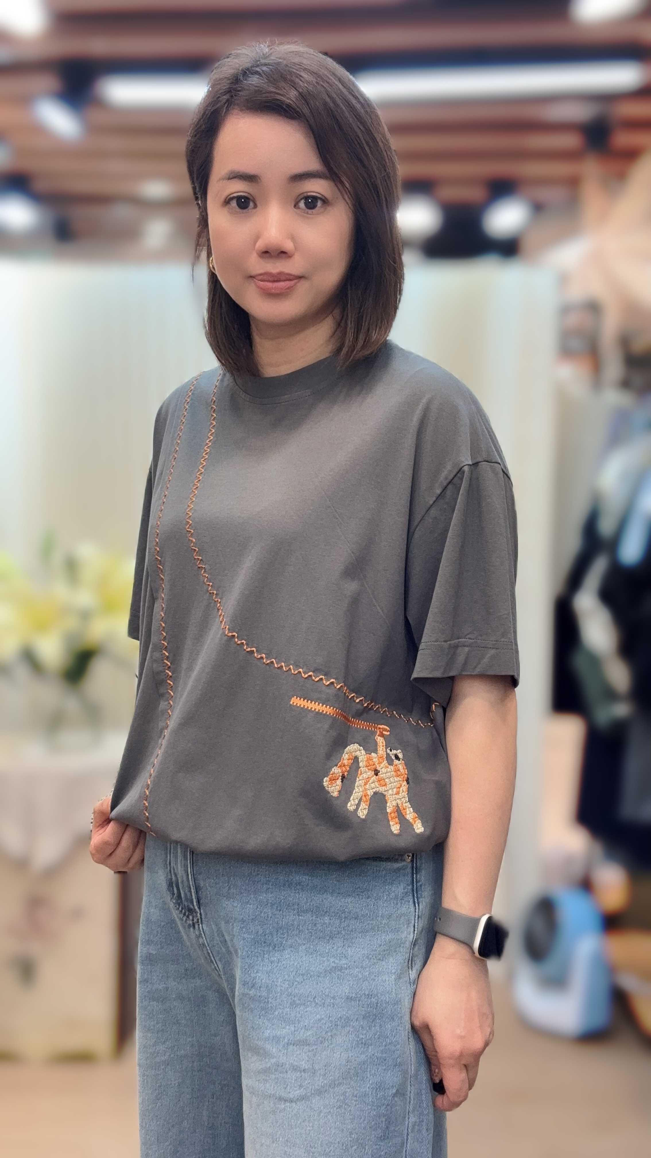繡花馬仔束腳衫 M927 417276259