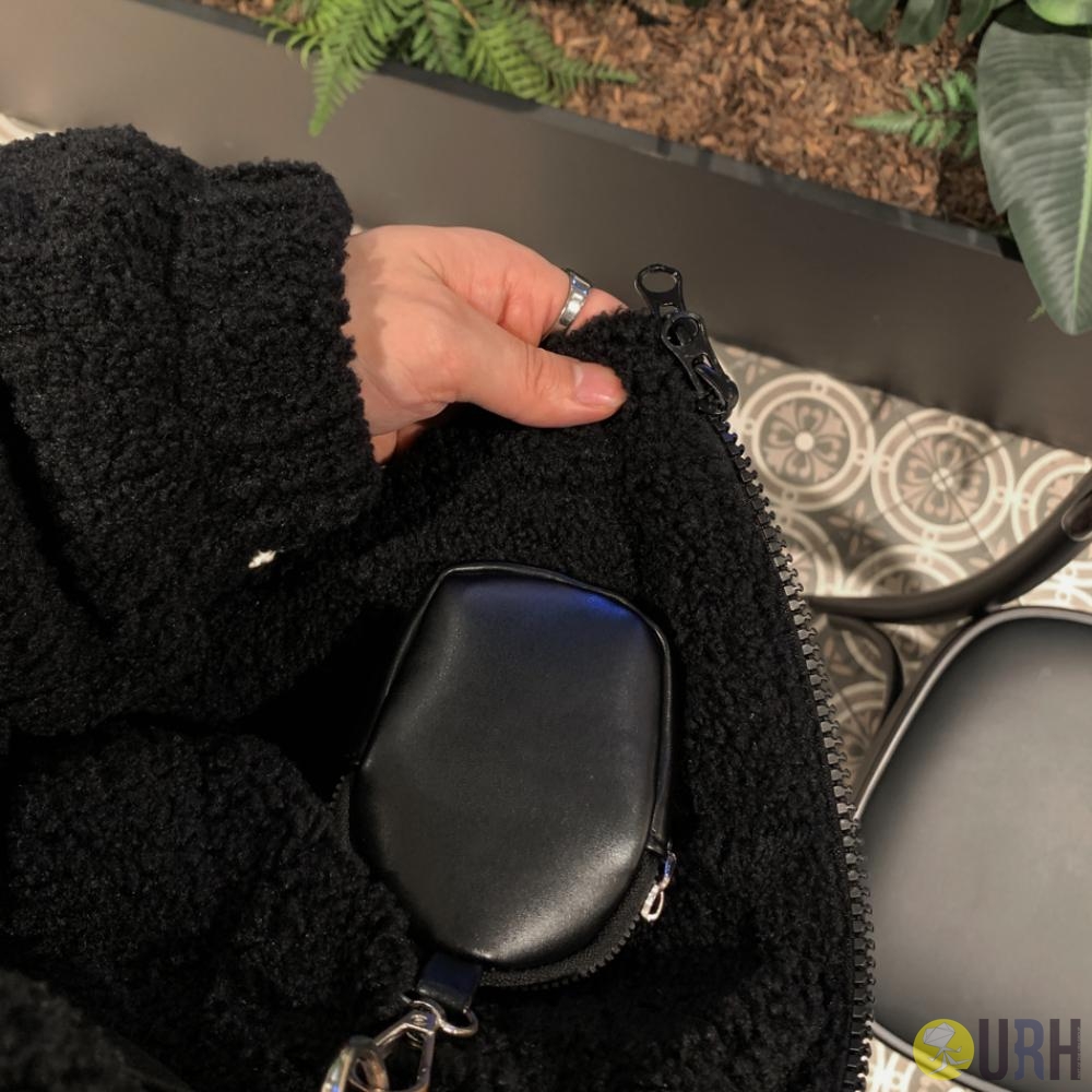 【100%保證韓國直送】Bouclé 刷毛 2-Way Overfit 夾棉拉鍊外套 [4 color] RL113901