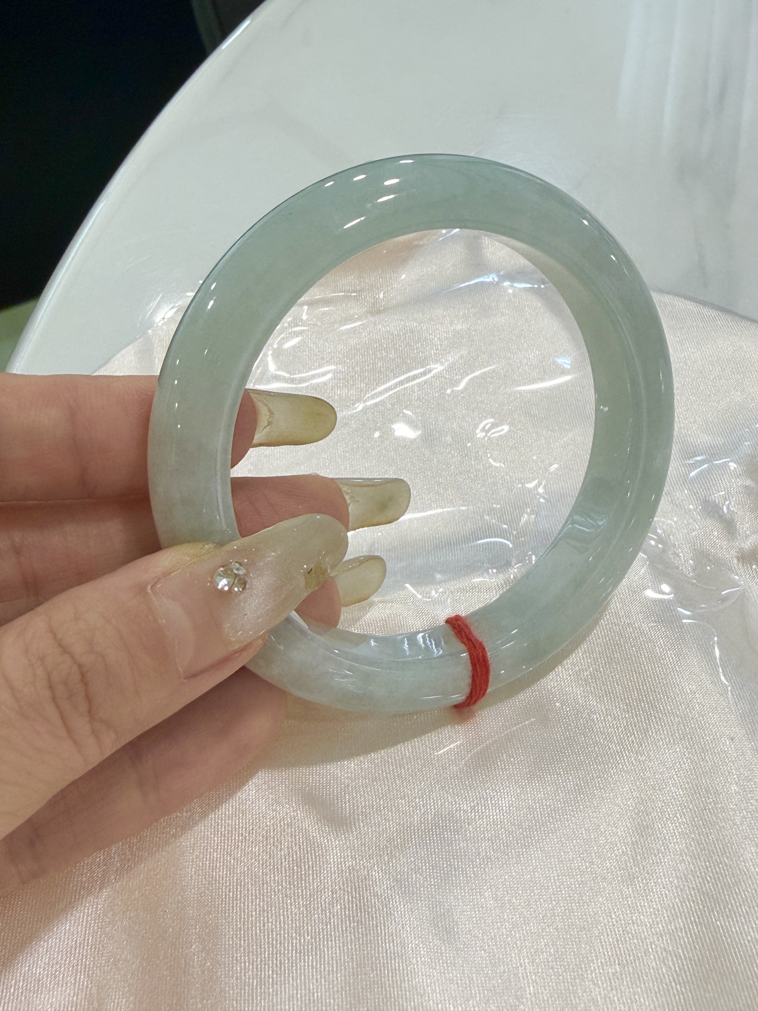 54.5圈口翡翠手镯