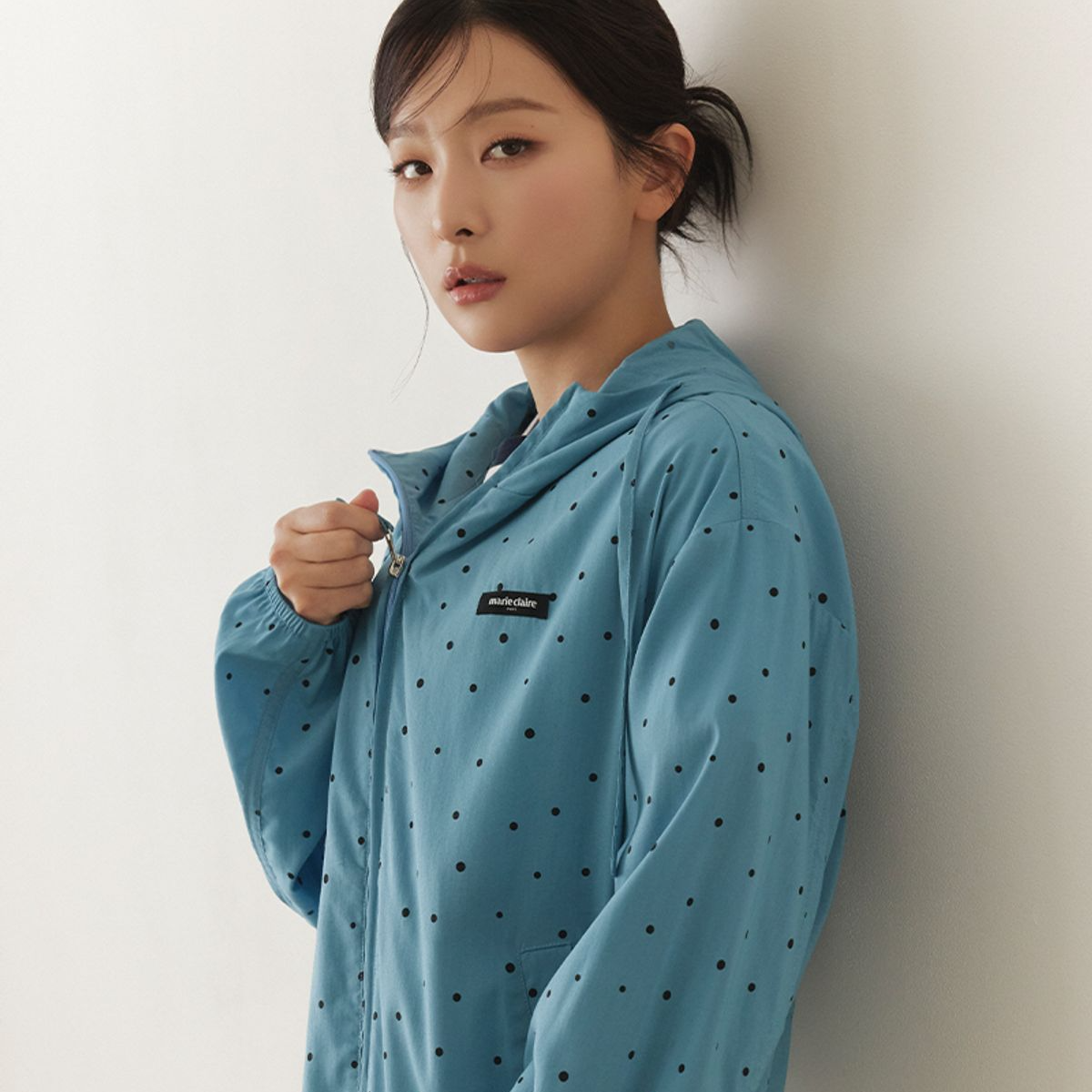 [marie claire] Dot Hood Windbreaker (2色)