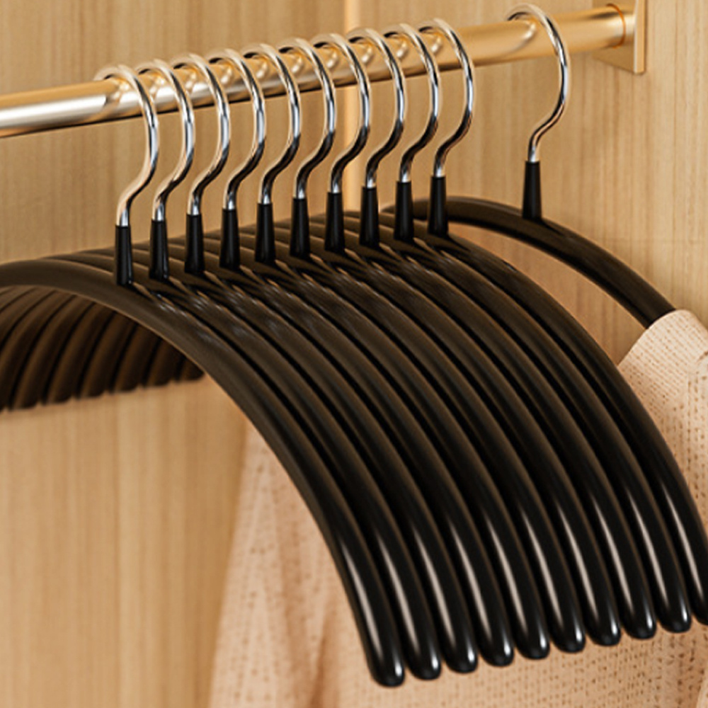 10x 半圓防滑無痕衣架 白色 UB0240