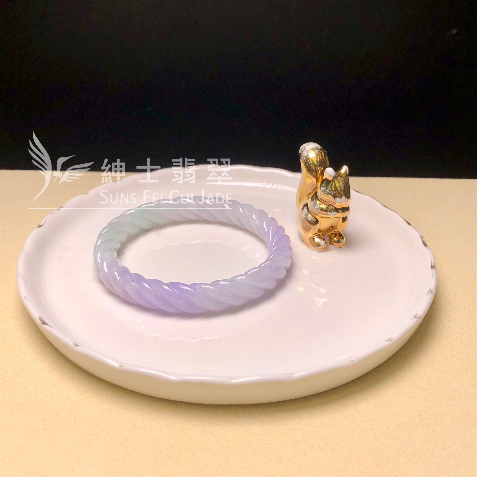 C06796 春彩扭紋鐲53.3mm