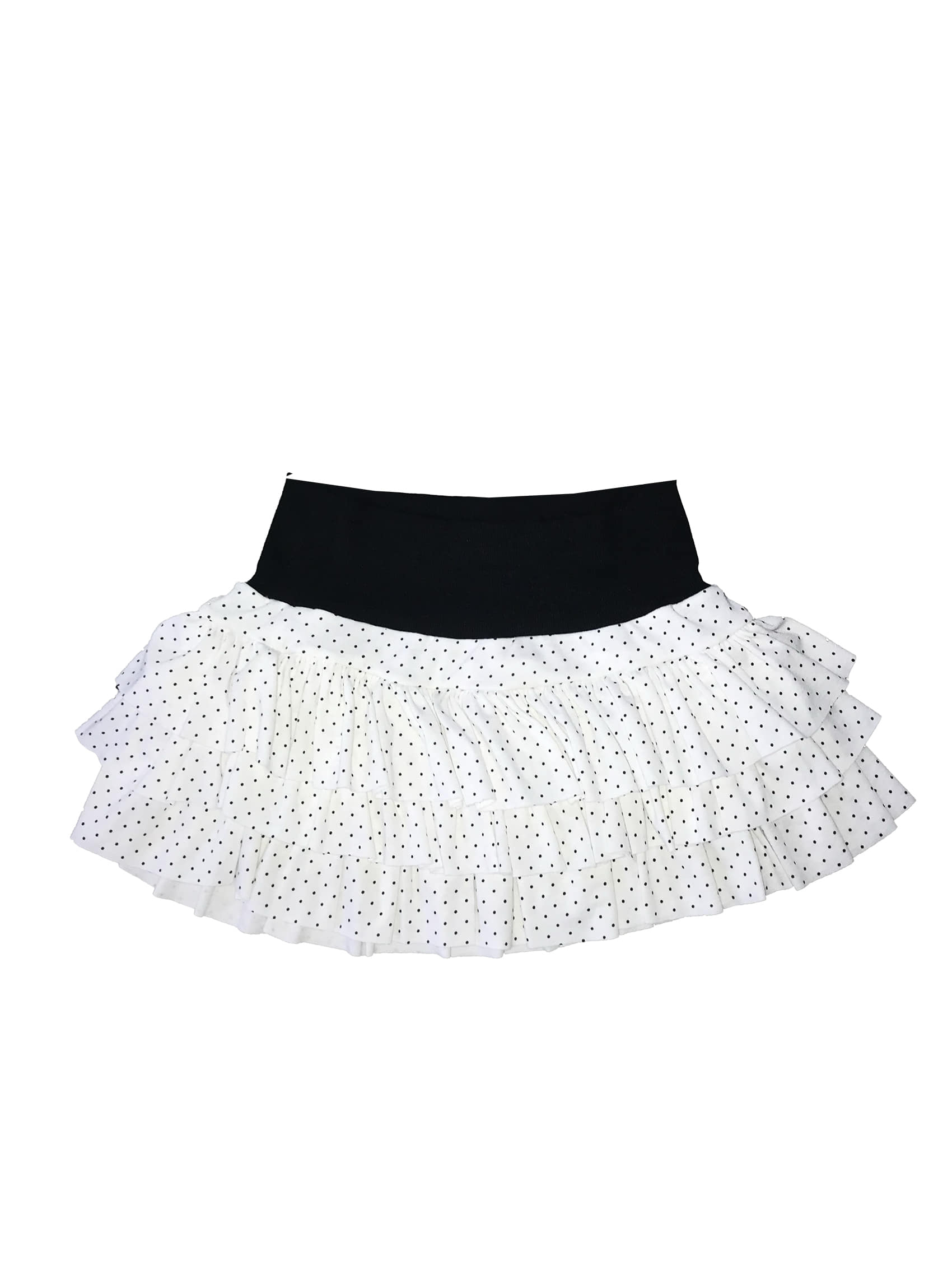 Ruffle Polka Dot Mini Skirt