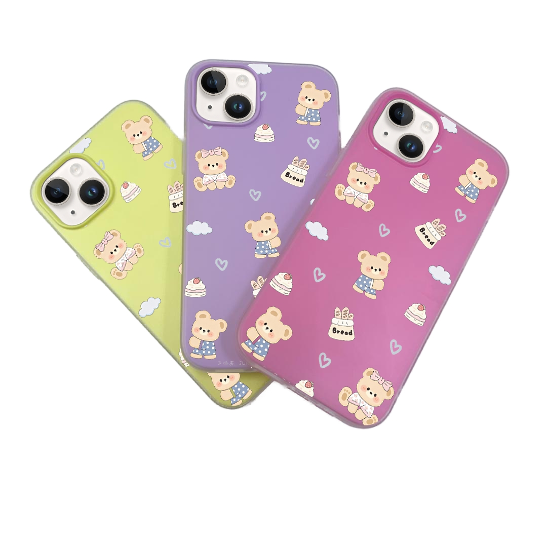 JELLY CASE PHONE FOR IPHONE - DESIGN BEAR I