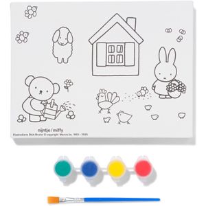 miffy 歐洲版 塗色畫 連 顏料同筆