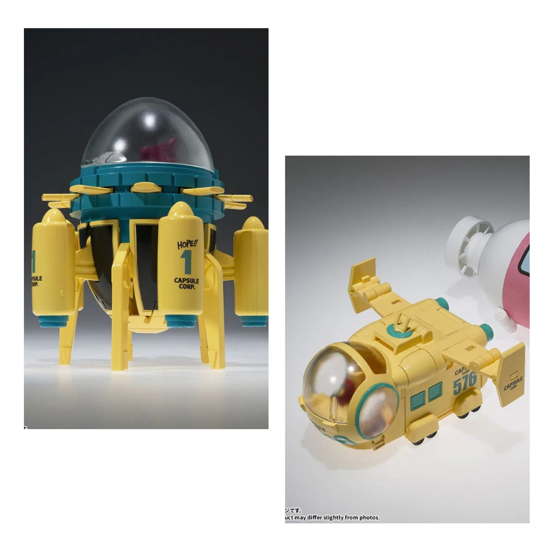 PREORDER ChangeArts Capsule No 576 Bulma's Airplane & No 433 Trunk's Time Machine