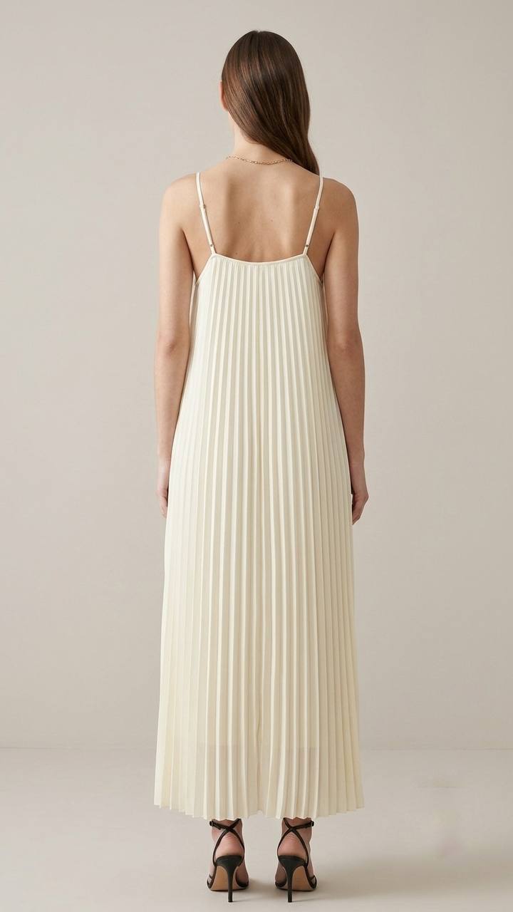 W6601A - Pleated Dress
