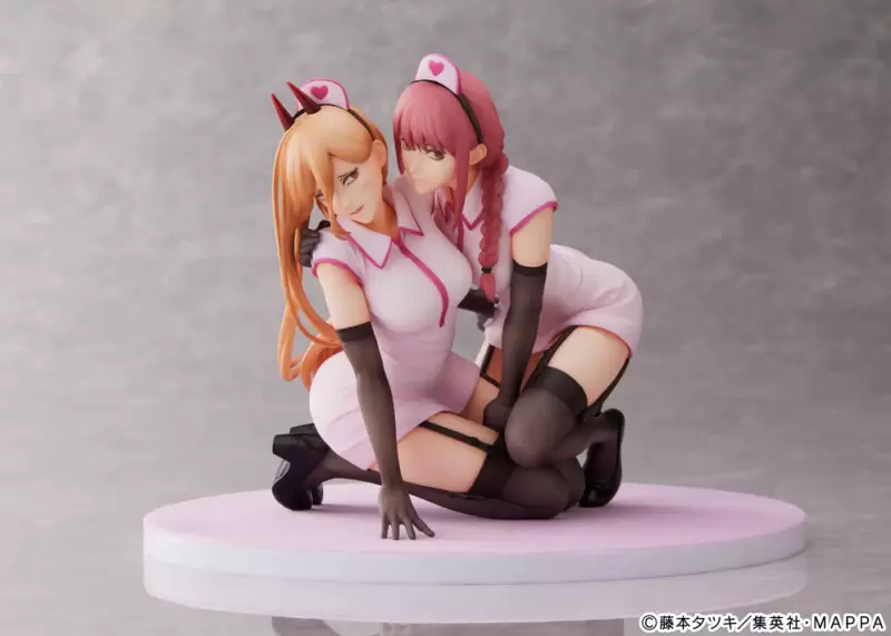 FURYU F:NEX 鏈鋸人 帕瓦＆真紀真 護士Ver. 1/7 比例模型