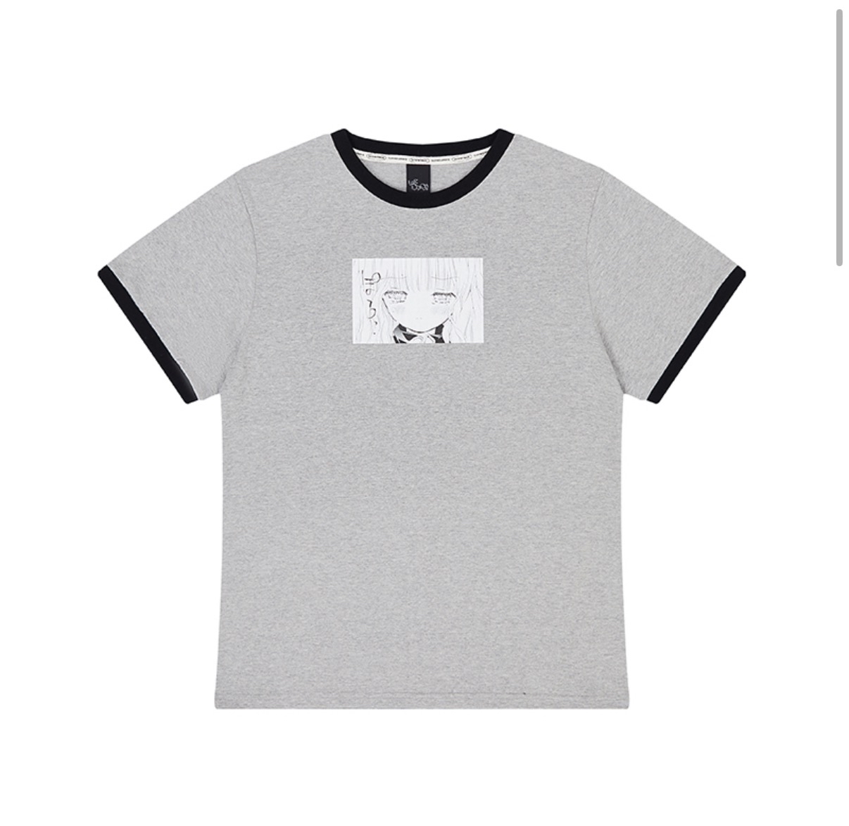 Luvistrue SHUGO CHARA! RIMA RINGER TEE(GRAY) 