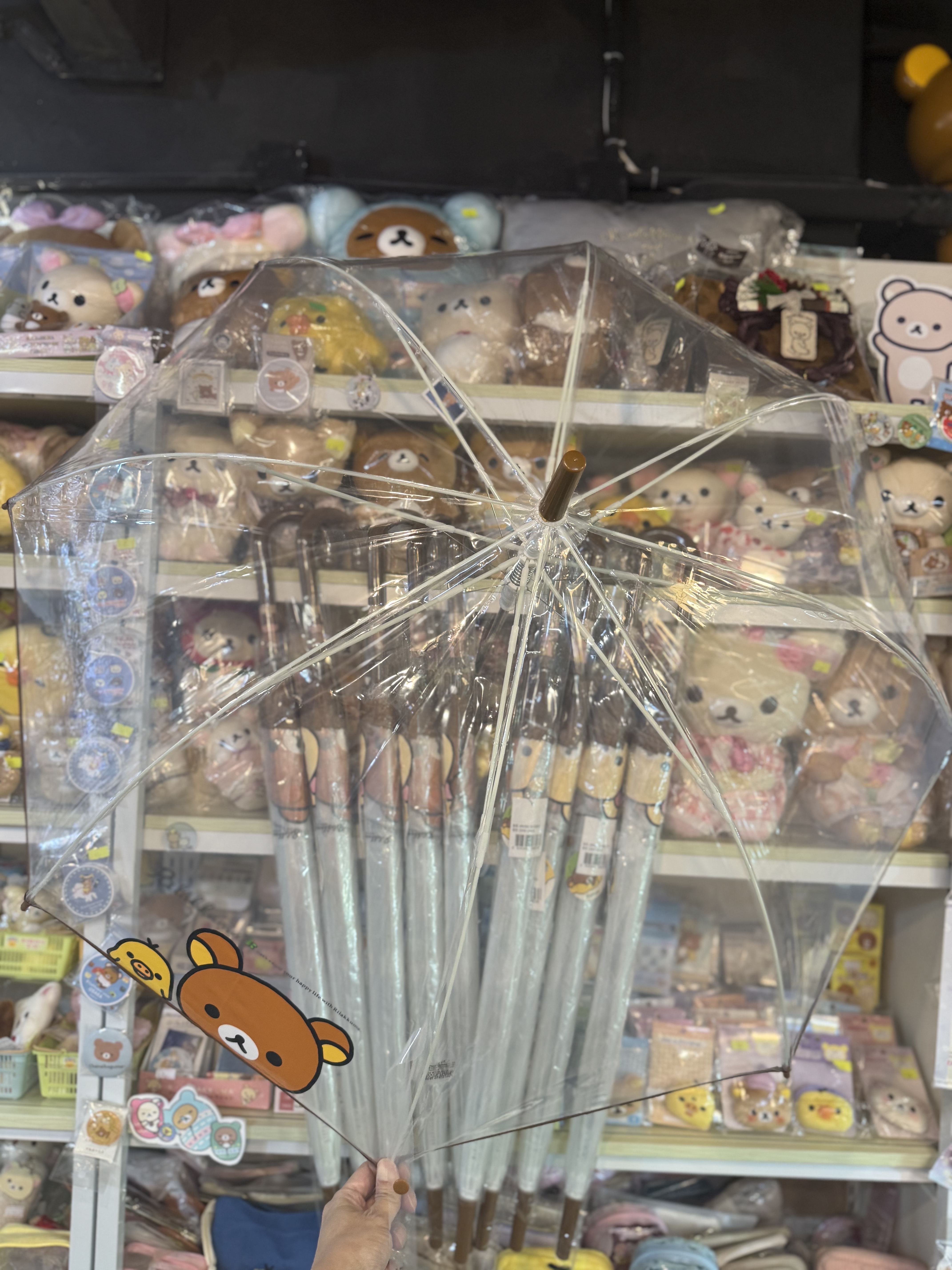 《現貨》全新Rilakkuma韓國專店限定 長身透明遮