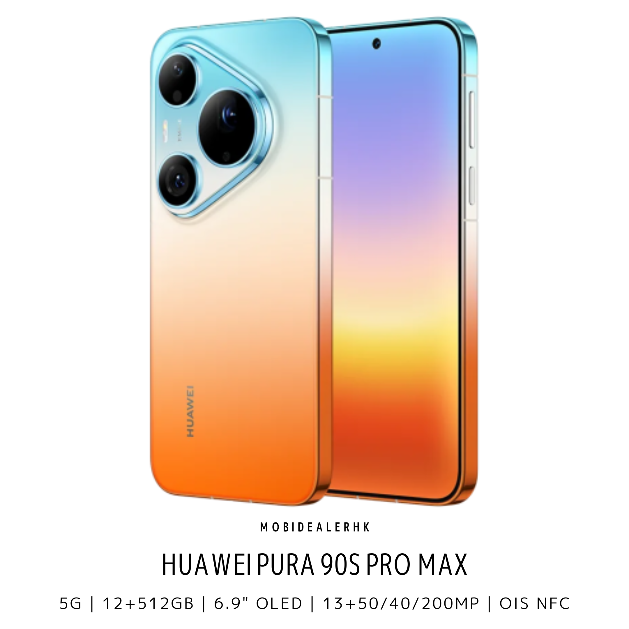 Huawei Pura 90s Pro Max | 華為 Pura 90s Pro Max | 5G | 智能手機 | 12+512Gb | 6.9" OLED | 13+50/40/200MP | OIS