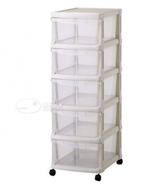 154880/日本天馬五層櫃連轆(DIY)32x41x96c