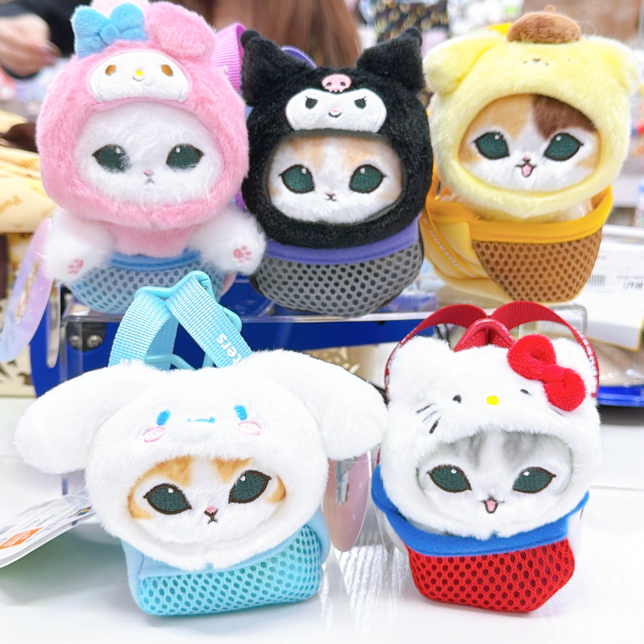 日本直送Sanrio mofusand 合作系列公仔掛飾