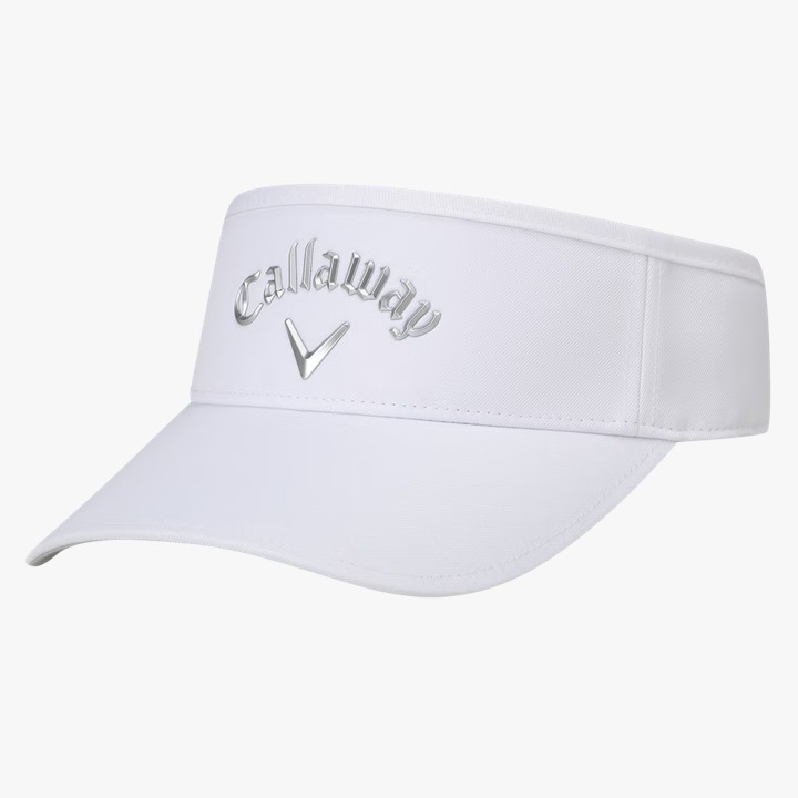 CALLAWAY 男士無頂球帽 LAZER VISOR - 白 