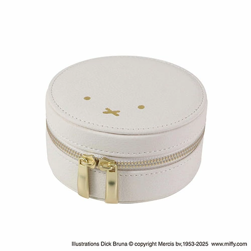 日本限定 Miffy 米菲圓形首飾盒｜旅行收納必備｜可愛實用