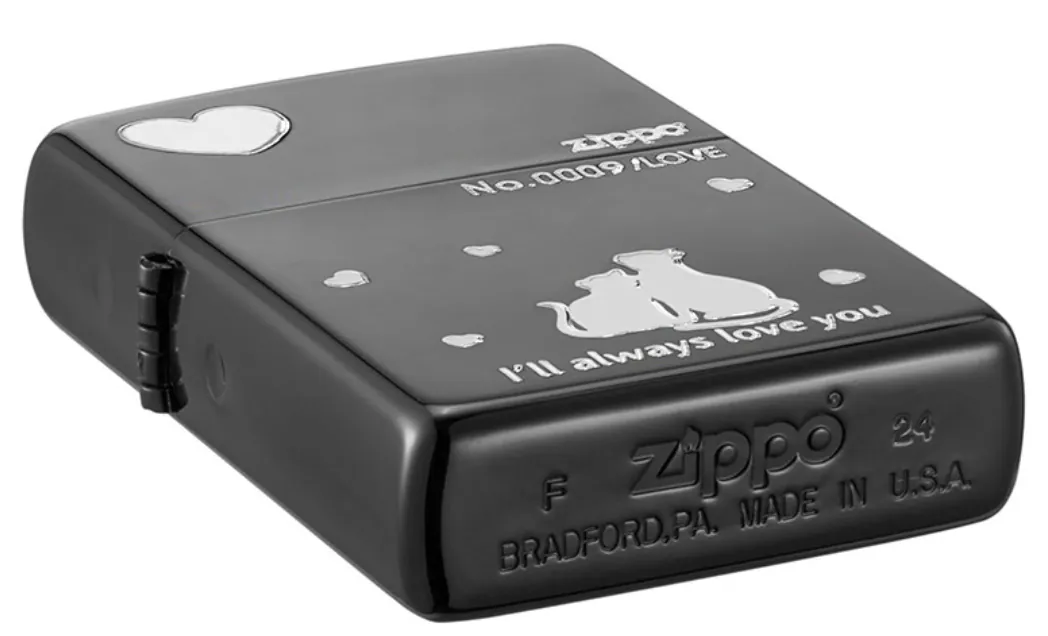 Zippo ZBT-3-261B / ZA-3-261B 日本版 I'll always love you 限量版 ( random number ) 隨機數 防風打火機 | ZIPPO 指定授權經銷商 |美國製造 | 收藏