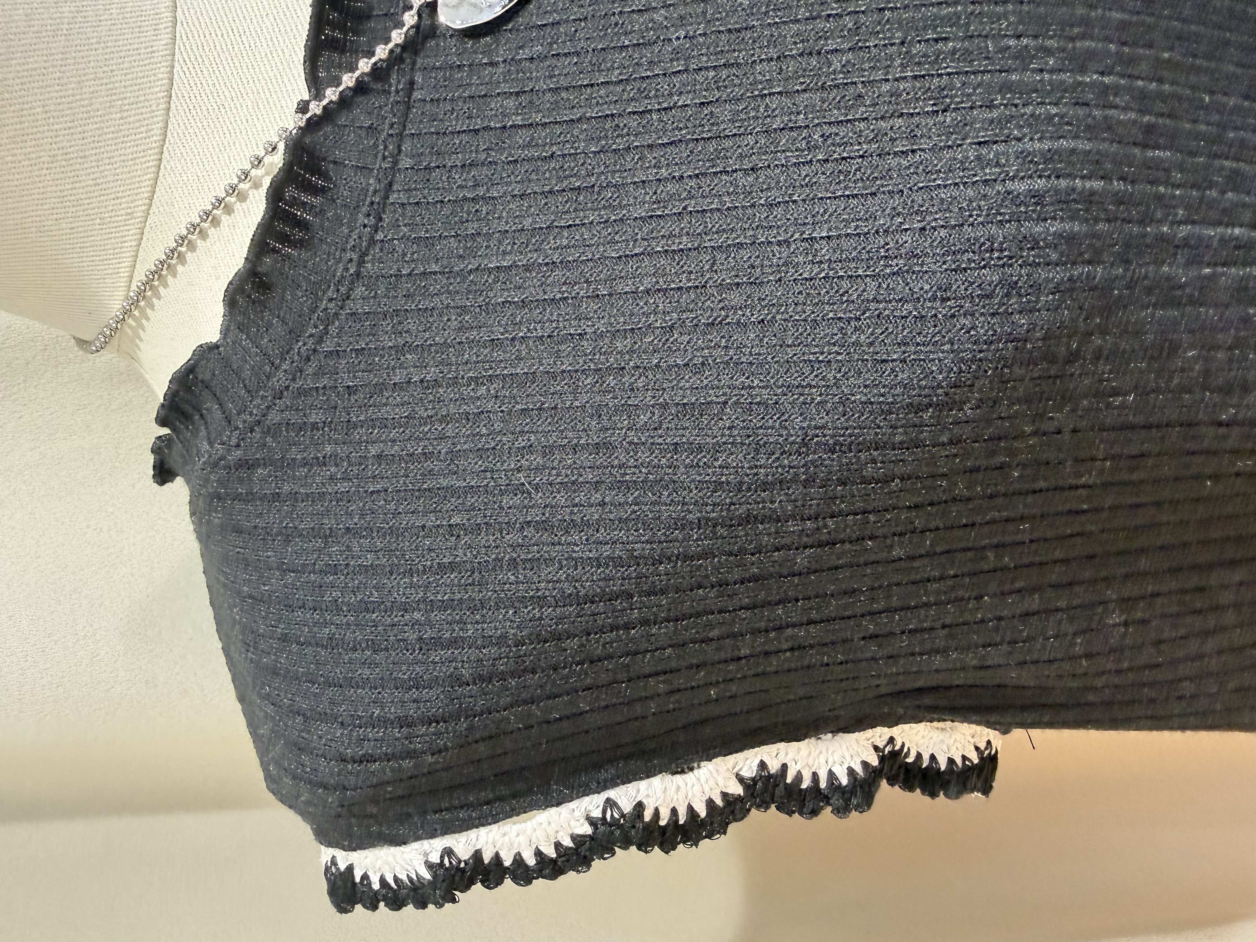 羅紋花邊袖口Top