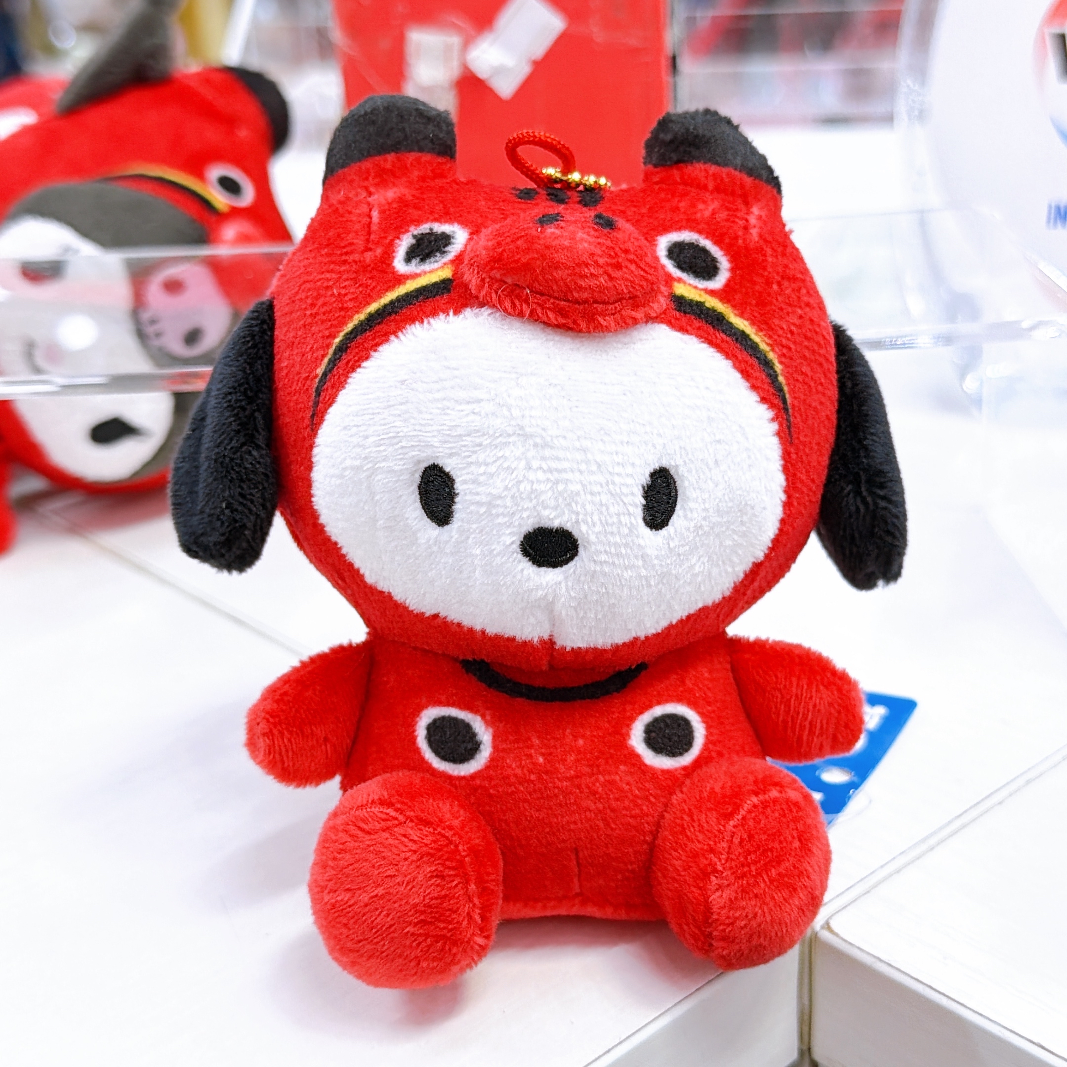 日本直送Sanrio 福島限定會津红牛公仔掛飾