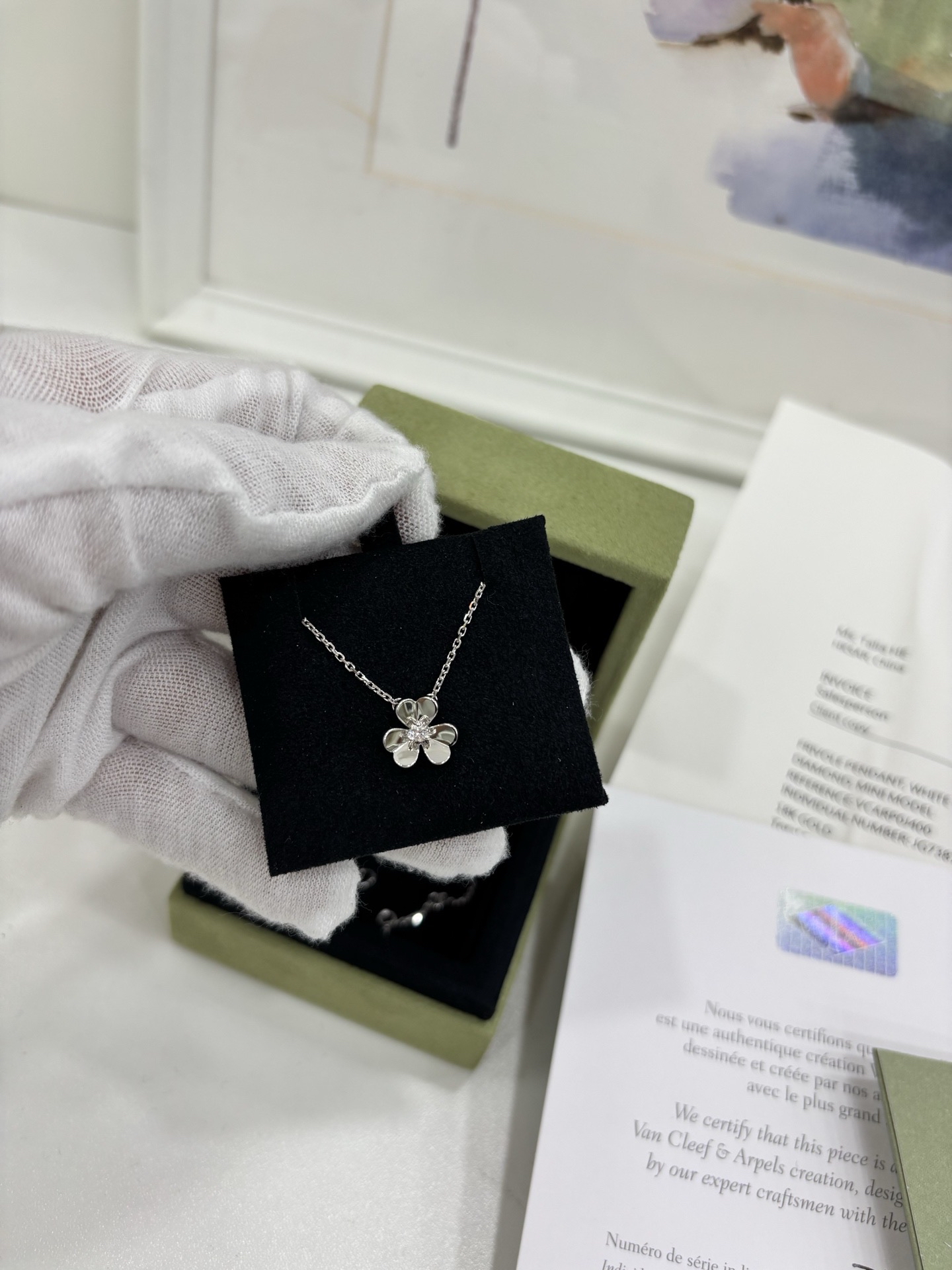 Pre-Owned Van Cleef & Arpels Mini Frivole pendant