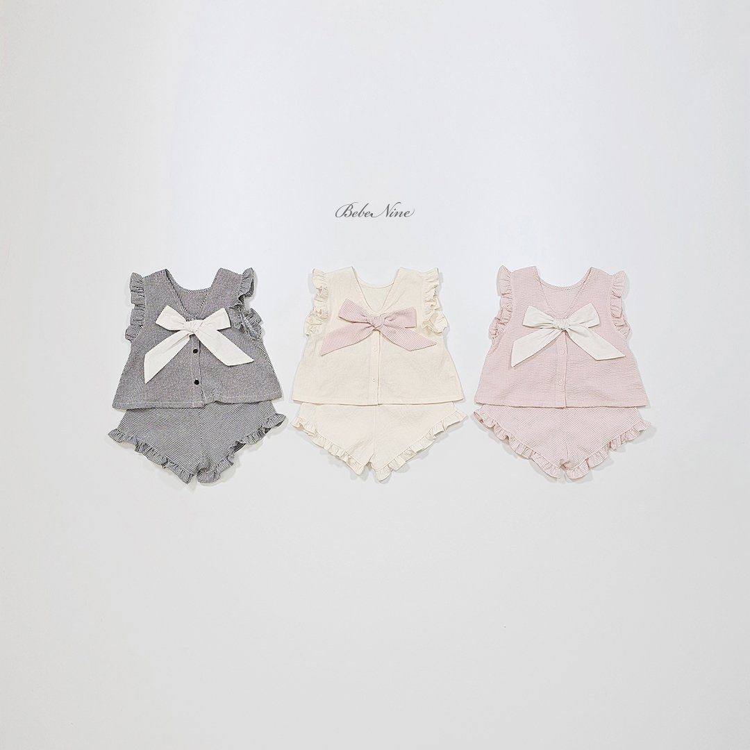 Romantic Ribbon Frill Set