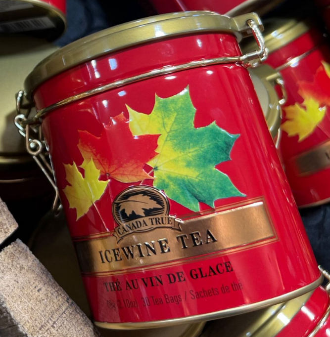 CANADA TRUE Icewine Tea 30 Tea Bags 60g  ｜加拿大CANADA TRUE 冰酒茶 園鐵罐裝 30茶包 60g